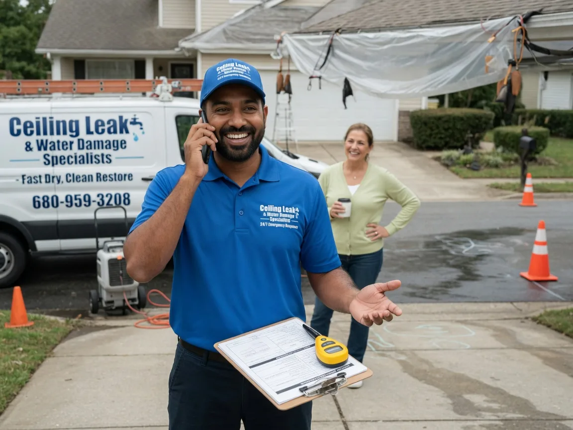 Ceiling Leak Cleanup Loretto, MI FAQs